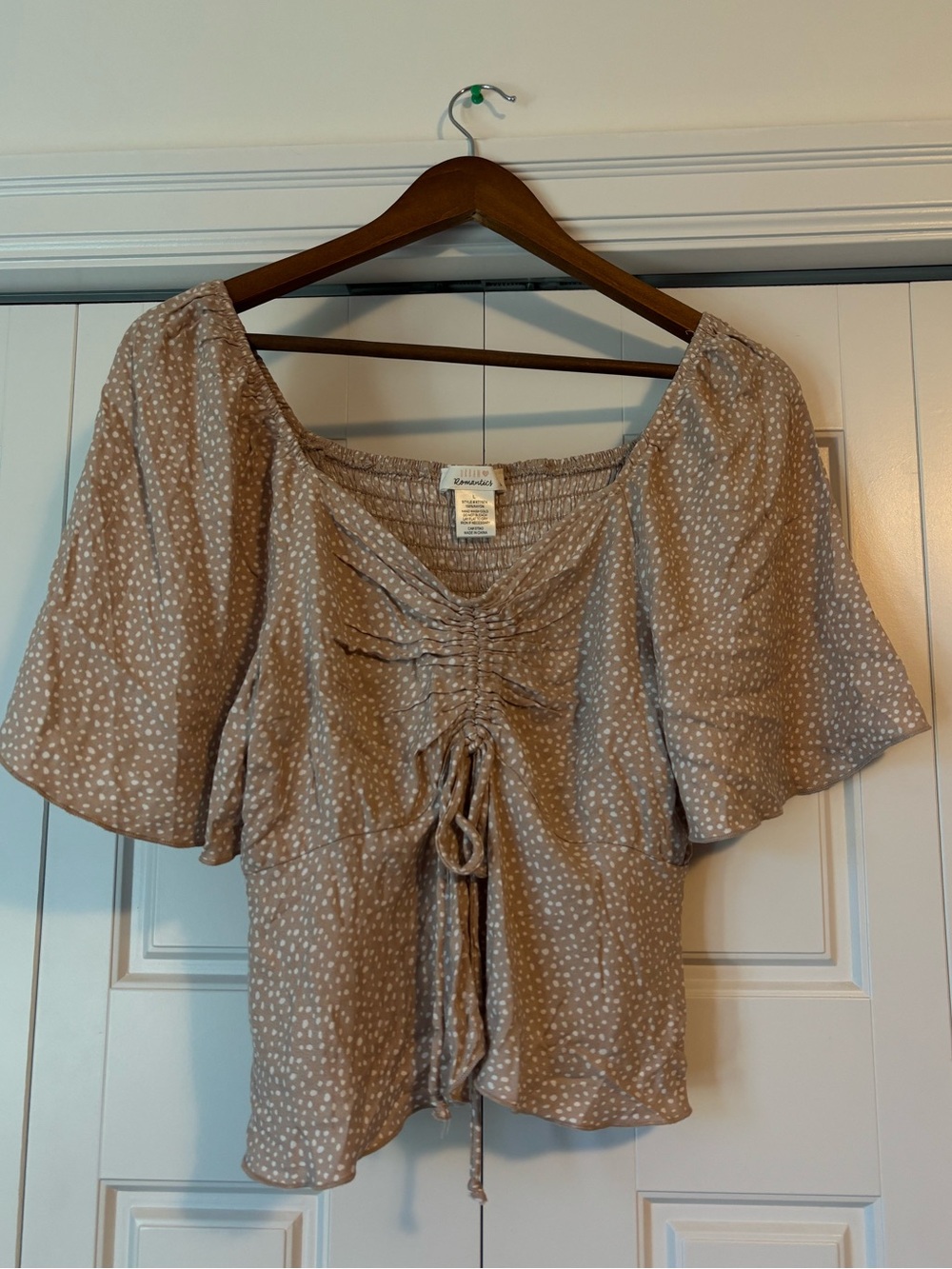 Urban Romantics, polka dot dainty blouse